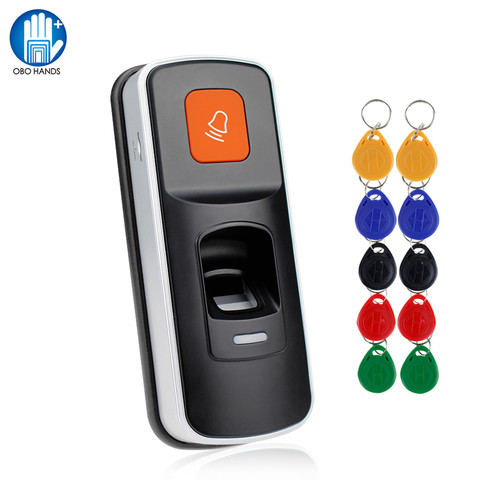 RFID Fingerprint Access Control System Biometric Reader Door Opener Standalone Access Controller 125KHz Keyfobs SD card Support ► Photo 1/6