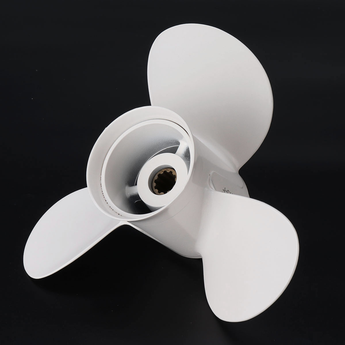 664-45949-02-EL Marine Boat Outboard Propeller 9 7/8 x 13 Aluminum Alloy For Yamaha 20-30HP Right-hand Rotation 3 Blades White ► Photo 1/6