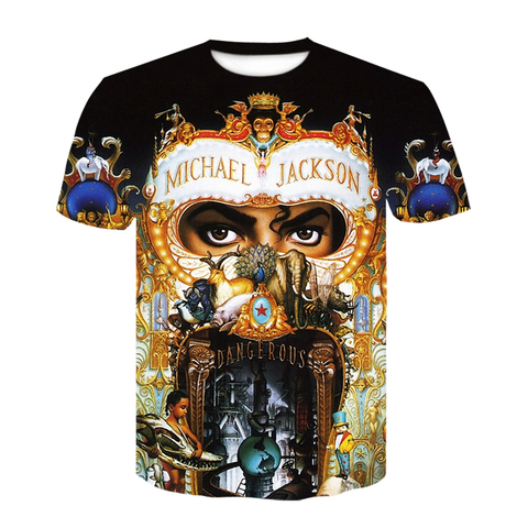 New Summer Michael Jackson 3D T Shirt Fashion Men Women Children Casual  Streetwear Boy Girl Kids Printed T-shirt Cool Tops Tee