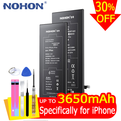 NOHON Battery For iPhone 6S 7 6 8 Plus SE 5S 5 X XR XS MAX 4S 5C 7Plus 6SPlus Replacement Bateria For iPhone6S iPhone7 iPhone8 ► Photo 1/6
