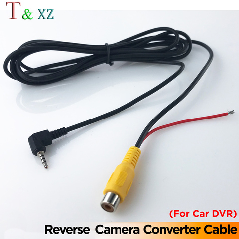 T& xz  RCA to 2.5MM AV IN Cable for Car DVR Cam corder Rear View Parking Camera Adapter parking  assistance ► Photo 1/2