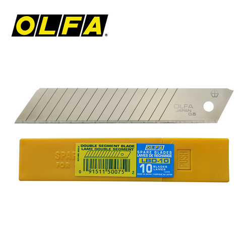 OLFA LBD-10 18mm Double segments heavy-duty Snap-off Blade FOR L-1 L-2 L-3 EXL BN-L NOL-1 NL-AL L5-AL L-5 DL-1 L-1 L-6 L6-AL ► Photo 1/4