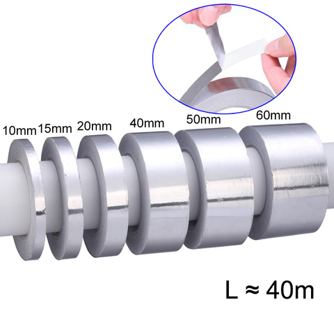 40m Aluminium Foil Tape BGA Heat-resistant Foil Tape High Temperature Resistant Foil Adhesive Tape ► Photo 1/6