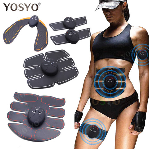 EMS Muscle Stimulator Trainer Smart Fitness Abdominal Training Electric Body Weight Loss Slimming Device WITHOUT RETAIL BOX ► Photo 1/6