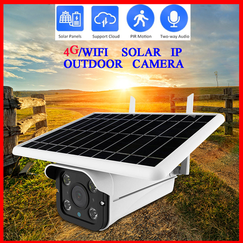 4G WIFI Solar IP Camera 2MP Outdoor Waterproof Two-Way Audio Movement Detection Security Surveillance CCTV Wireless Camera Mycam ► Photo 1/6