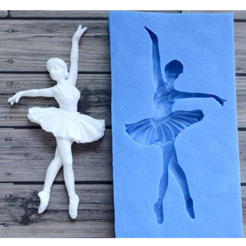 Dancer Silicone mold fondant mold cake decorating tools chocolate gumpaste mold ► Photo 1/6