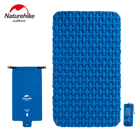 Naturehike Camping Couple Mattress Portable Inflatable Mat Folding Bed Camping Mat Outdoor Double Sleeping Pad Air Mattress ► Photo 1/6