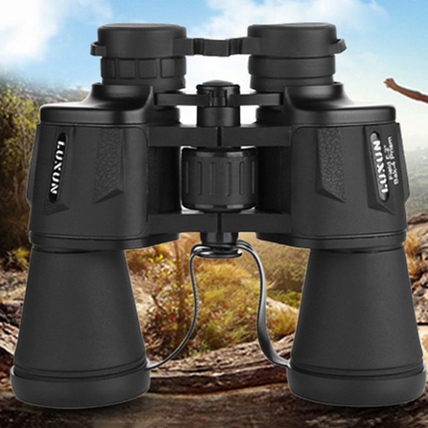 Luxun 10x50 High Maginification Zoom Porro Binocular HD Military Powerful Optical Telescope Wide Angle for Outdoor Hunting ► Photo 1/6
