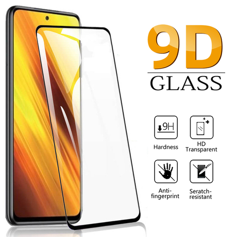Glass For Xiaomi Poco X3 NFC Redmi Note 9 8 Pocophone F1 F2 Pro 8T 9s K30 Ultra 7A 8A 9C 9A Mi 9T 9 10 Lite SE Screen Protector ► Photo 1/6