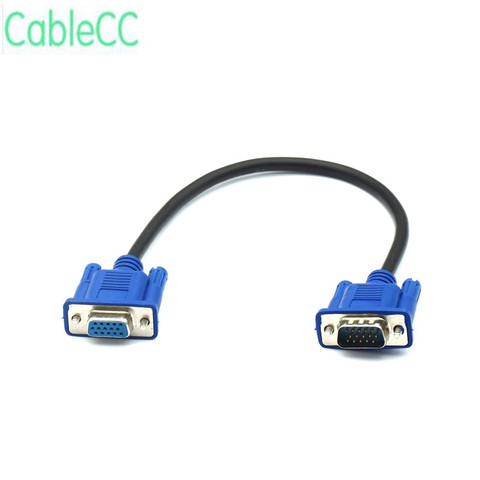 VGA/SVGA HDB 30cm 50cm VGA HD Cable Male to Male Extension computer Monitor Cable ► Photo 1/3