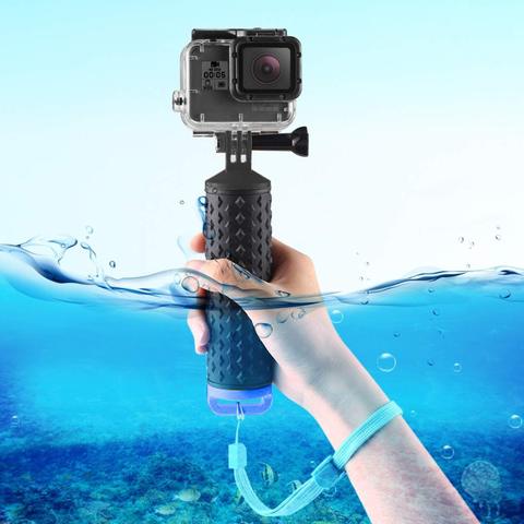 Waterproof Float Hand Grip Buoyancy Rod Pole Stick Monopod Tripod for Gopro  Hero 5 4 3 Xiaomi Xiomi Yi 2 4K 4 K Action Camera ► Photo 1/6