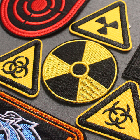 Nuclear Power Plant Radiation STALKER Factions Mercenaries Loners Atomic Power Badges Patches Chernobyl Stripes ► Photo 1/6