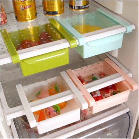 Refrigerator Storage Box Fresh Spacer Layer Storage Rack Drawer Sort Kitchen Accessories Hanging Organizer ► Photo 1/6