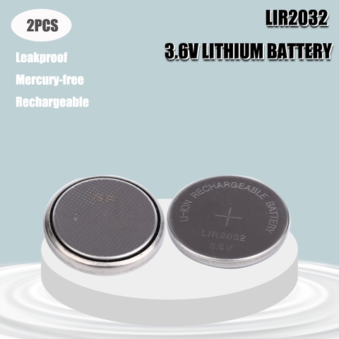 3v Lithium Rechargeable Battery Ml2032  Cr2032 Rechargeable Lithium  Batteries - Button Cell Batteries - Aliexpress