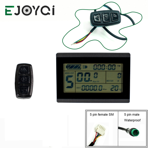 EJOYQI KT LCD3 Display 24V 36V 48V 72V Ebike Computer Panel Operator Ebike LCD Display for Electric Bicycle Conversion Kit ► Photo 1/6