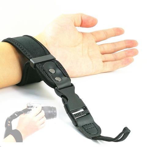 Neoprene Soft Quick Detachable Wrist Hand Strap for Canon Nikon Sony Fujifilm Fuji DSLR Camera ► Photo 1/6