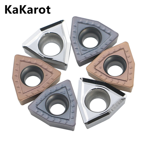 KaKarot U drill WCMX030208 WCMX040208 WCMT050308 WCMT06T308 WCMT080412 FN Carbide WCMX turning insert CNC cutting tool WCMT ► Photo 1/3