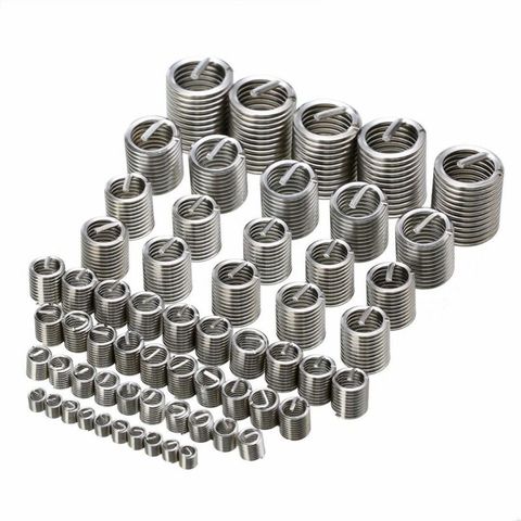 60pcs/set Silver Stainless Steel Thread Repair Insert Kit M3 M4 M5 M6 M8 M10 M12 ► Photo 1/6