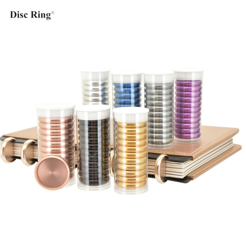 11pcs Metal Binding Discs Metal Buckle Mushroom Hole Loose-leaf Notebook Accessories Binding Ring Journal Diary Notebook Disc ► Photo 1/6