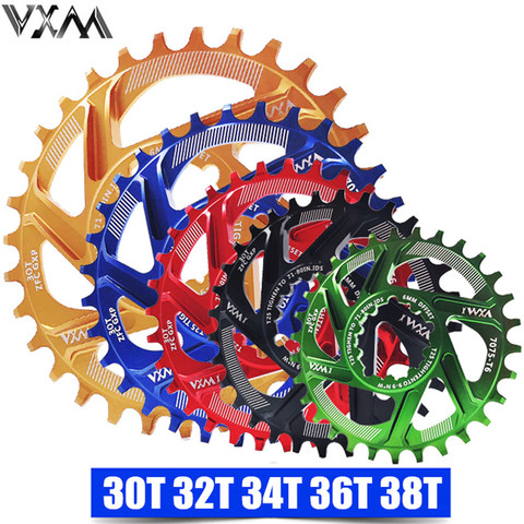 VXM Bicycle Chainwheel 30T 32T 34T 36T 38T Narrow Wide Bicycle Chainring For GXP XX1 X9 XO X01 CNC AL7075 Crankset Bicycle Parts ► Photo 1/6