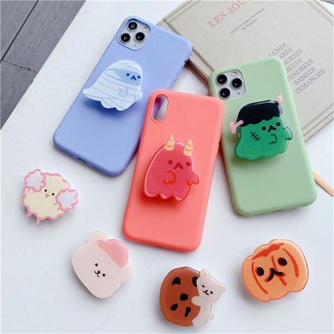 Cute Ghost Devil Glue Fold Universal Phone Expand Stand Holder For iPhone Samsung Xiaomi Cellphones Finger Ring Grip Xmas gift ► Photo 1/6