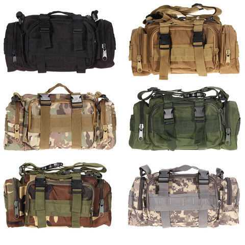 Outdoor Tactical Bag Military Molle Backpack Waterproof Oxford Camping Hiking Climbing Waist Bags Travel Shoulder Bag Pack ► Photo 1/6