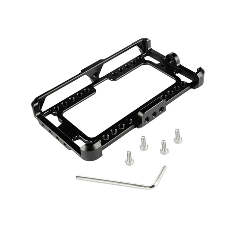 Kayulin Aluminum Monitor Cage Bracket Monitor Case Perfect Monitor Mount Fit For FeelWorld F5 On-Camera Monitor ► Photo 1/6