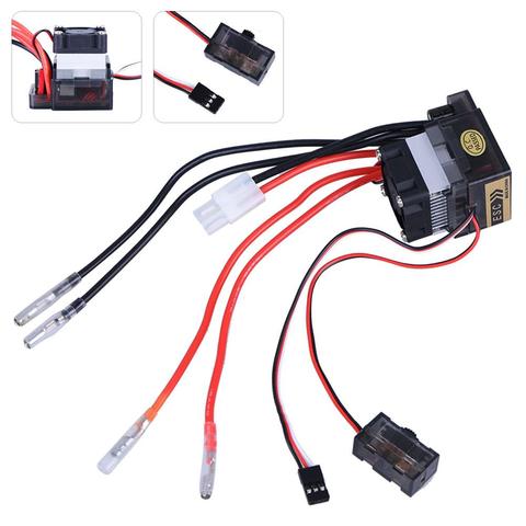 Double Way 320A ESC Brush Motor Speed Controller with Fan for RC Car Boat Model ► Photo 1/6