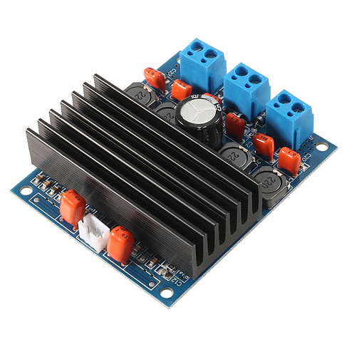2 x 50W TDA7492 Class D High-Power Digital Amplifier Board Amp W/ Radiator Amplifier Module ► Photo 1/6