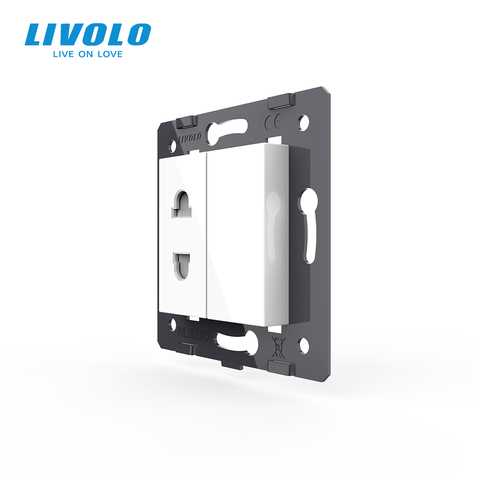 Livolo DIY Parts Standard 2pins Power Socket,2pins plugs ► Photo 1/5