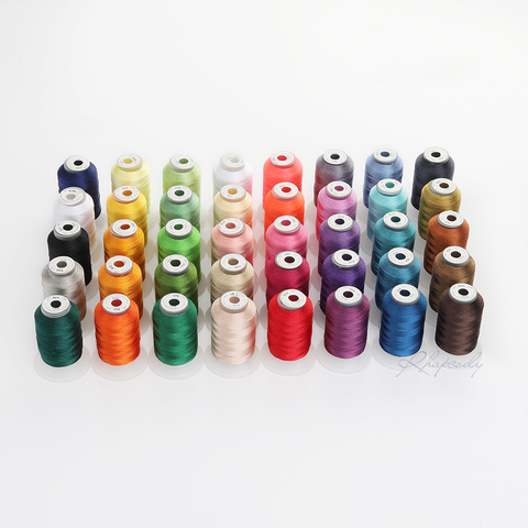 40 Polyester Embroidery Thread 550yd Filament Threads High Strength Sheen For Brother/Babylock/Janome Machine Sewing Home Thread ► Photo 1/6