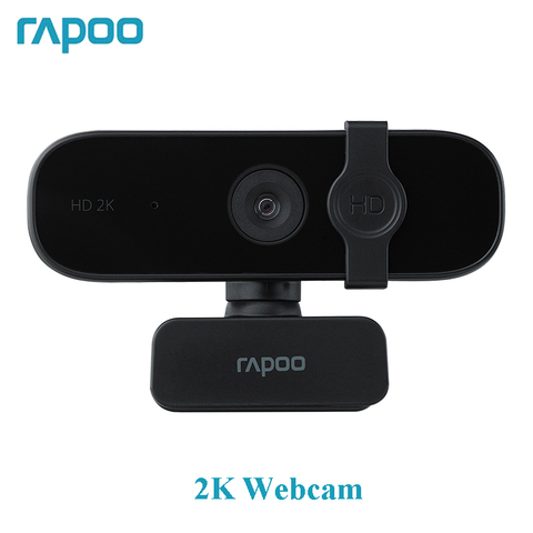 Original Rapoo C280 Webcam 2K HD With USB2.0 With Mic Rotatable Cameras For Live Broadcast Video Calling Conference With Cover ► Photo 1/1