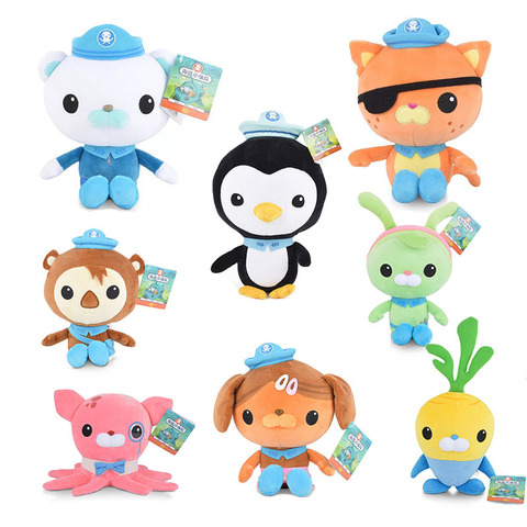 Buy Online 30cm Original Octonauts Plush Toys Software Stuffed Animal Plush Toy Cartoon Barnacles Kwazii Tweak Peso Dashi Cartoon Doll Gift Alitools