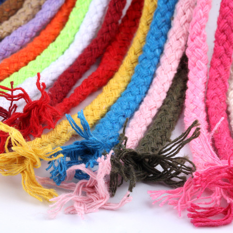 5mm Cotton Cord Eco-Friendly Twisted Rope High Tenacity Thread DIY Textile Craft Woven String Home Decoration Touw 5M/lot ► Photo 1/6