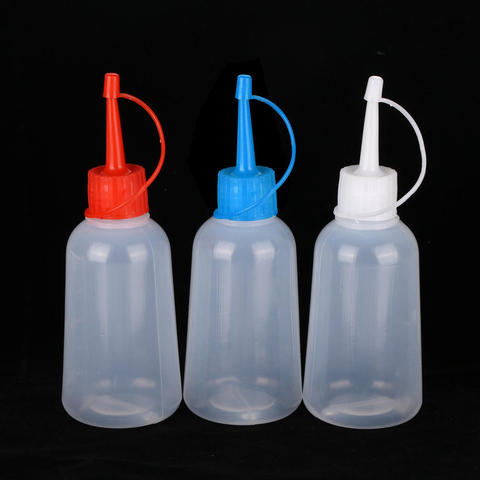 100ml Plastic Clear Tip Applicator Bottle Plastic Squeeze Bottle With Tip Cap For Crafts Art Glue Multi Purpose Refillable Empty ► Photo 1/6