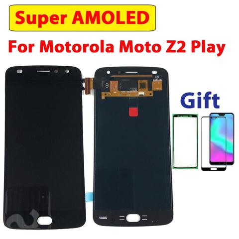 5.5'' AMOLED LCD Display For Motorola Moto Z2 Play XT1710-01/07/08/10 Touch Screen Digitizer Assembly Replacement ► Photo 1/6