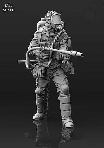 1/35 Resin Figure Model kits 1 figure  Unassambled Unpainted 880 ► Photo 1/2