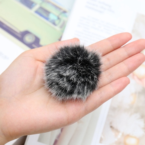 Universal Lavalier Microphone Furry Windscreen Fur Windshield Wind Muff Soft For SONY RODE xiaomi Lapel Lavalier Mic 5mm ► Photo 1/6