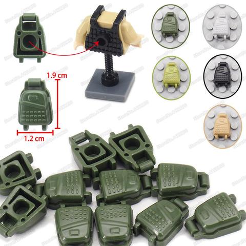 Backpack Military Supplies Building Block Army Accessories WW2 Special Forces Figures Equipment Model Christmas Gifts Child Toys ► Photo 1/6