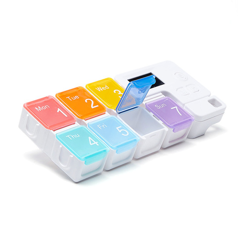 7 Grid Pill box Medicine Storage Box Smart Electronic Timing Reminder Medicine Boxes Alarm Timer Pills Organizer Pill Case ► Photo 1/6