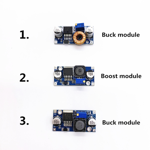 1pcs Adjustable DC to DC LM2596 LM2596S XL6009 dc-dc Buck Boost Module 3A 4A 5AStep-down Power Supply Regulator module ► Photo 1/5