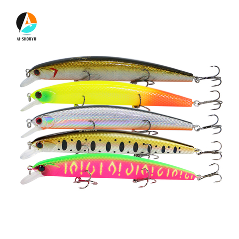 AI-SHOUYU 1pcs New Big Minnow Fishing Lures 13cm/20g High Quality Suspending Hard Bait Crankbait Wobbler Fishing Tackle Leurre ► Photo 1/6