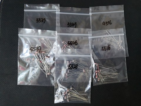 7Kinds*10pcs=70pcs GL5506 GL5516 GL5528 GL5537GL5539 GL5549 MG45/4516 PhotoResistor kit Sample Assort Photosensitive Resistance ► Photo 1/2