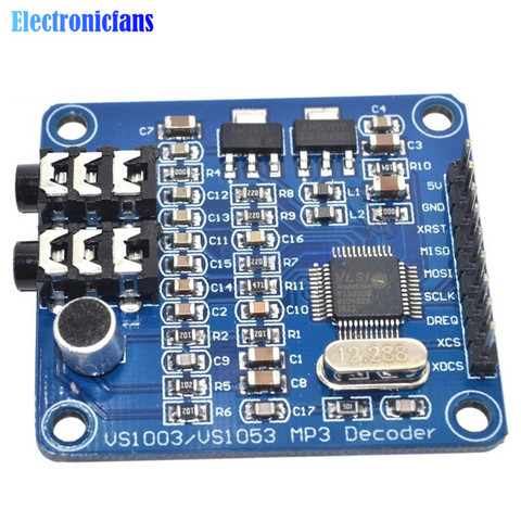 diymore VS1003B VS1053 MP3 Decoding Module Development Board VS1053b VS1053 IC Onboard Recording Function SPI Interface ► Photo 1/6