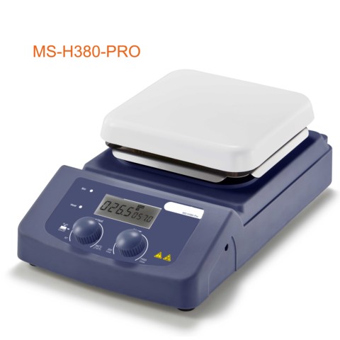 MS-H380-Pro LCD Digital Hotplate Magnetic Stirrer with ceramic coated plate, heating temperature up to 380°C ► Photo 1/1