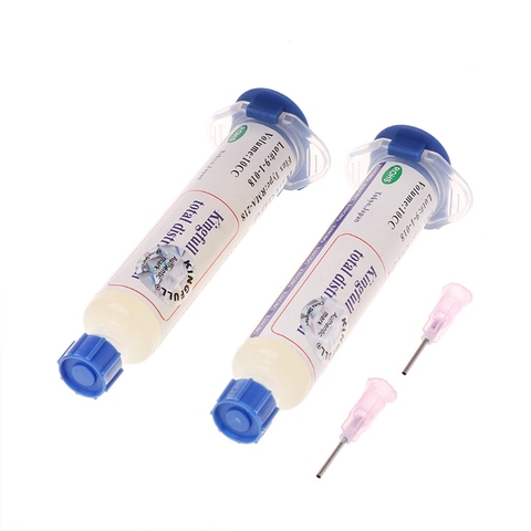 2 Pcs 10CC RMA-218 BGA Reballing No-Clean Repair Solder Flux Paste With Needles ► Photo 1/6