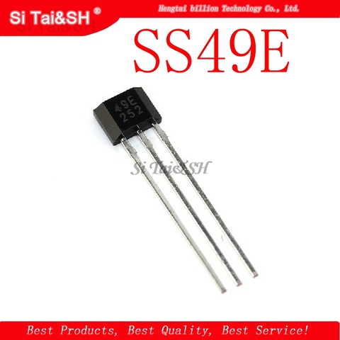 10pcs 49E Hall element SS49E OH49E Hall sensor Hall Effect Sensor new ► Photo 1/1