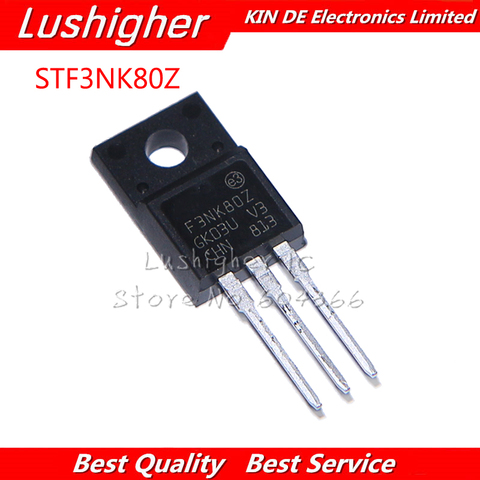 10pcs STF3NK80Z TO220F  F3NK80Z 3N80 New Original ► Photo 1/5