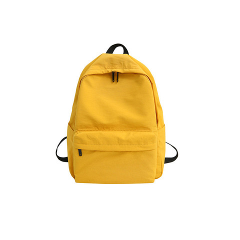 RanHuang New 2022 Women's Casual Nylon Backpack Preppy Style School Bags For Teenagers Yellow Travel Bags mochila feminina ► Photo 1/6