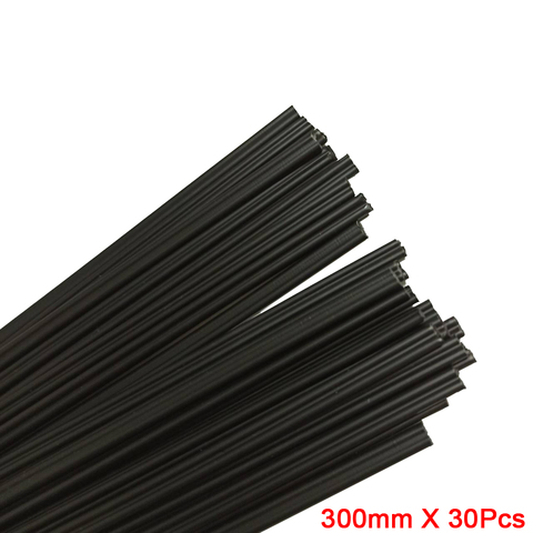 PP Plastic Welding Rods (2.5mm) Black, Pack Of 300mm* 30 Pcs /Triangular Shape Supplies ► Photo 1/3
